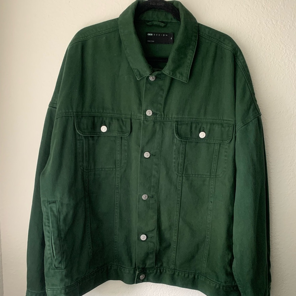 ASOS Green Denim Jacket
